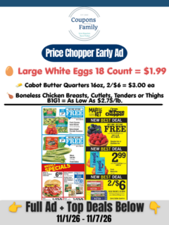 Price Chopper Weekly Ad 11_1_26