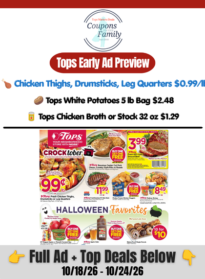 Tops Ad this week 10_18_26