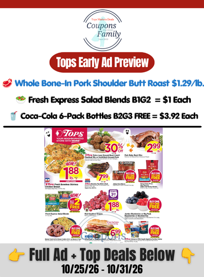 Tops Ad this week 10_25_26